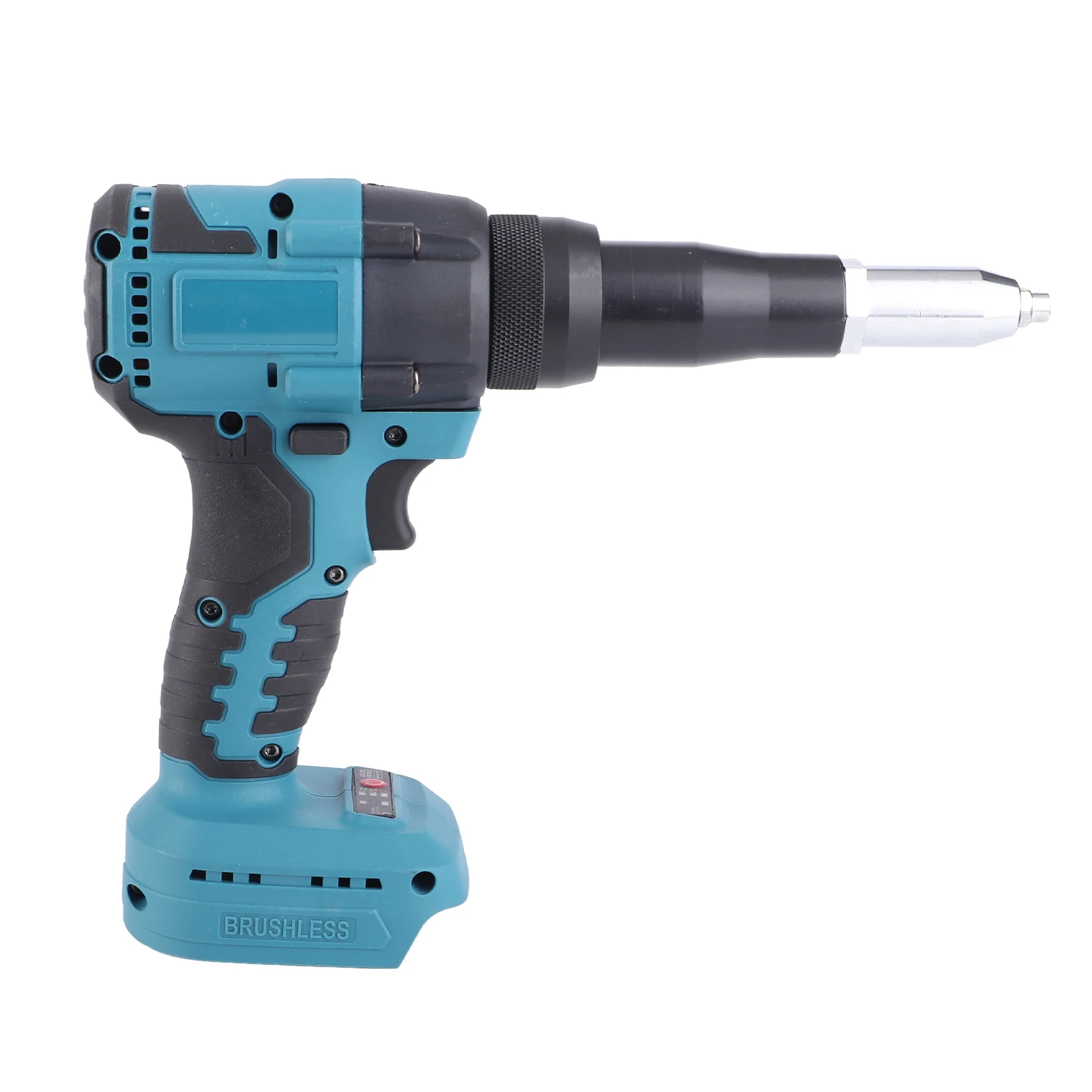 18V Blue Cordless Brushless Electric Rivet  LED Automatic Rivet Nut  Hand Tool for BL1815 Battery 3.2-4.8mm 4
