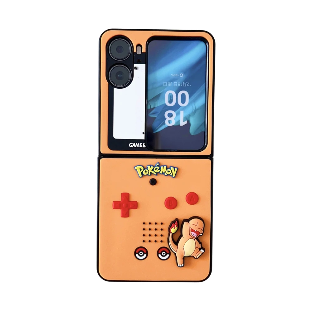 スマートフォン本体 pokepoke@ ポケモン仕様の折りたたみスマホ「Galaxy Z Flip3」、韓国で限定販売