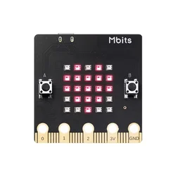 Mbits ESP32 Dev Board BBC Micro:bit V2 Replacement Upgraded 16M Flash 8M RAM 5x5 RGB LED For Scratch 3.0 Arduino MicroPythonMbit