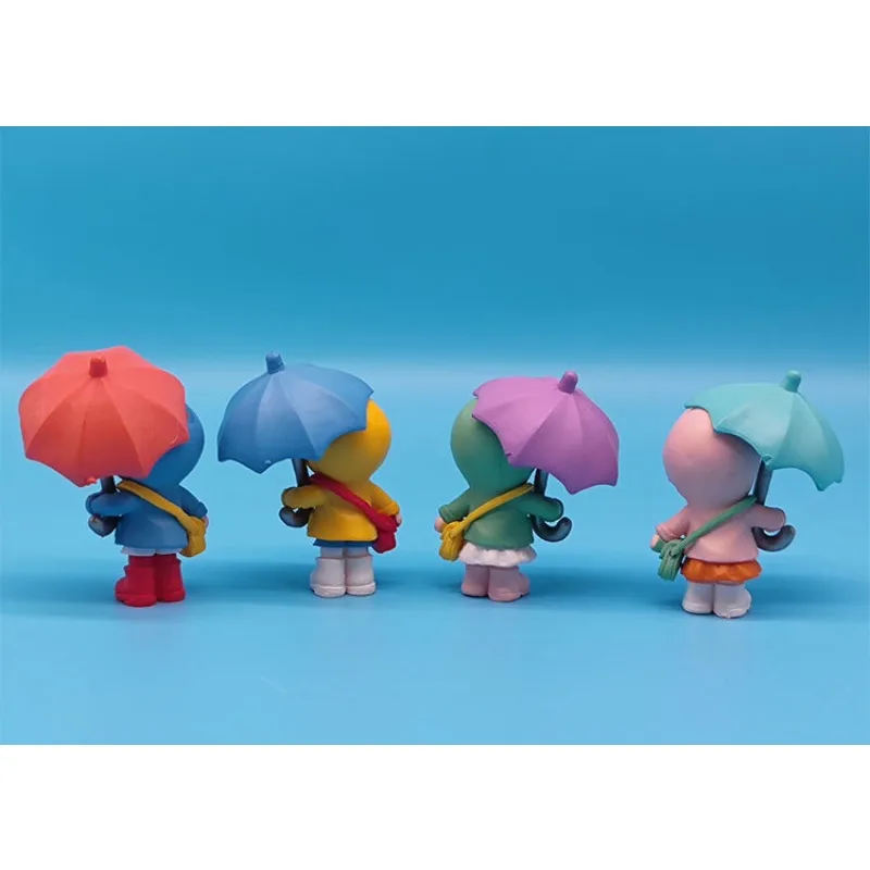 1PCS Cute Umbrella Couple Car Interior Decoration Action Figures Auto Rearview Mirror Dashboard Ornaments for Car Accessories