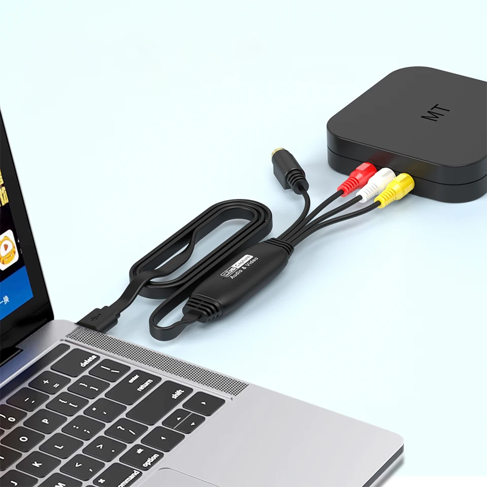 USB Video Capture Card for VHS VCR DVD Conversion