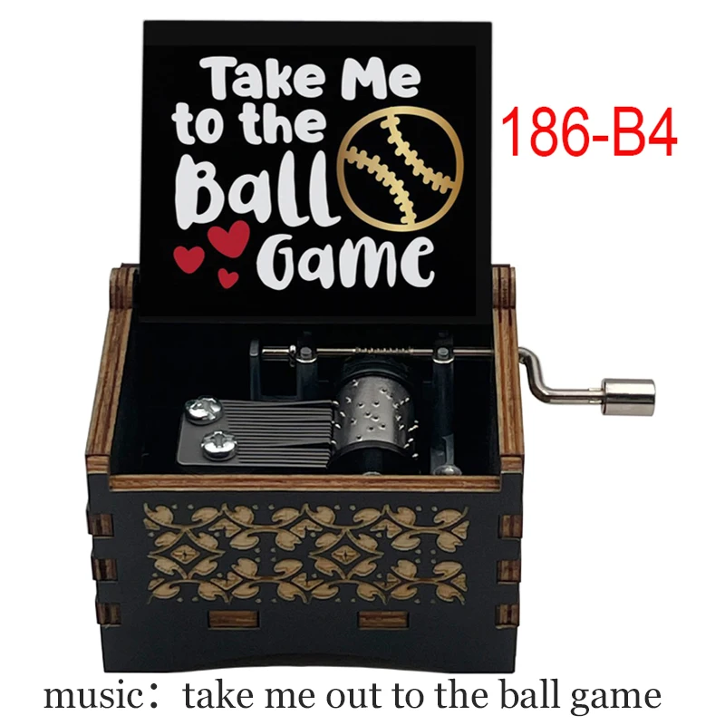 Take Me Out To The Ball Game Hand music box Kids Songs Super Simple Nursery Rhymes for kids boys girls toy gift 6