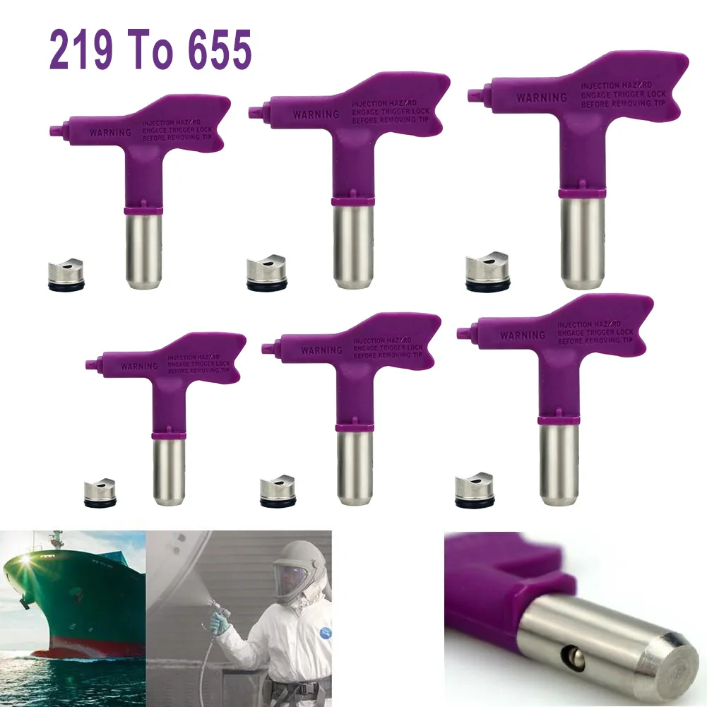 AirlessSprayGunTipNozzlePurpleAirbrushPaintSprayTipNozzle209