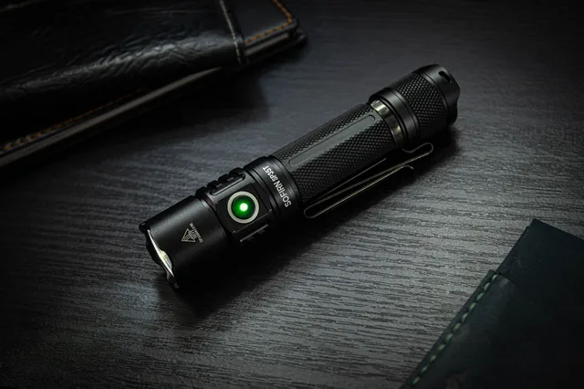 Sofirn SP35T 3800lm Tactical 21700 Flashlight Powerful LED Light USB C  Rechargeable Torch with Dual Switch Power Indicator ATR