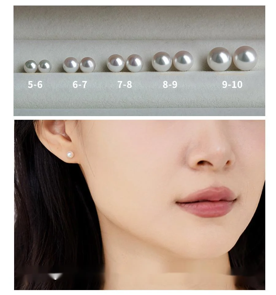 Orecchini a lobo con perle d'acqua dolce naturali in argento_voghion.com