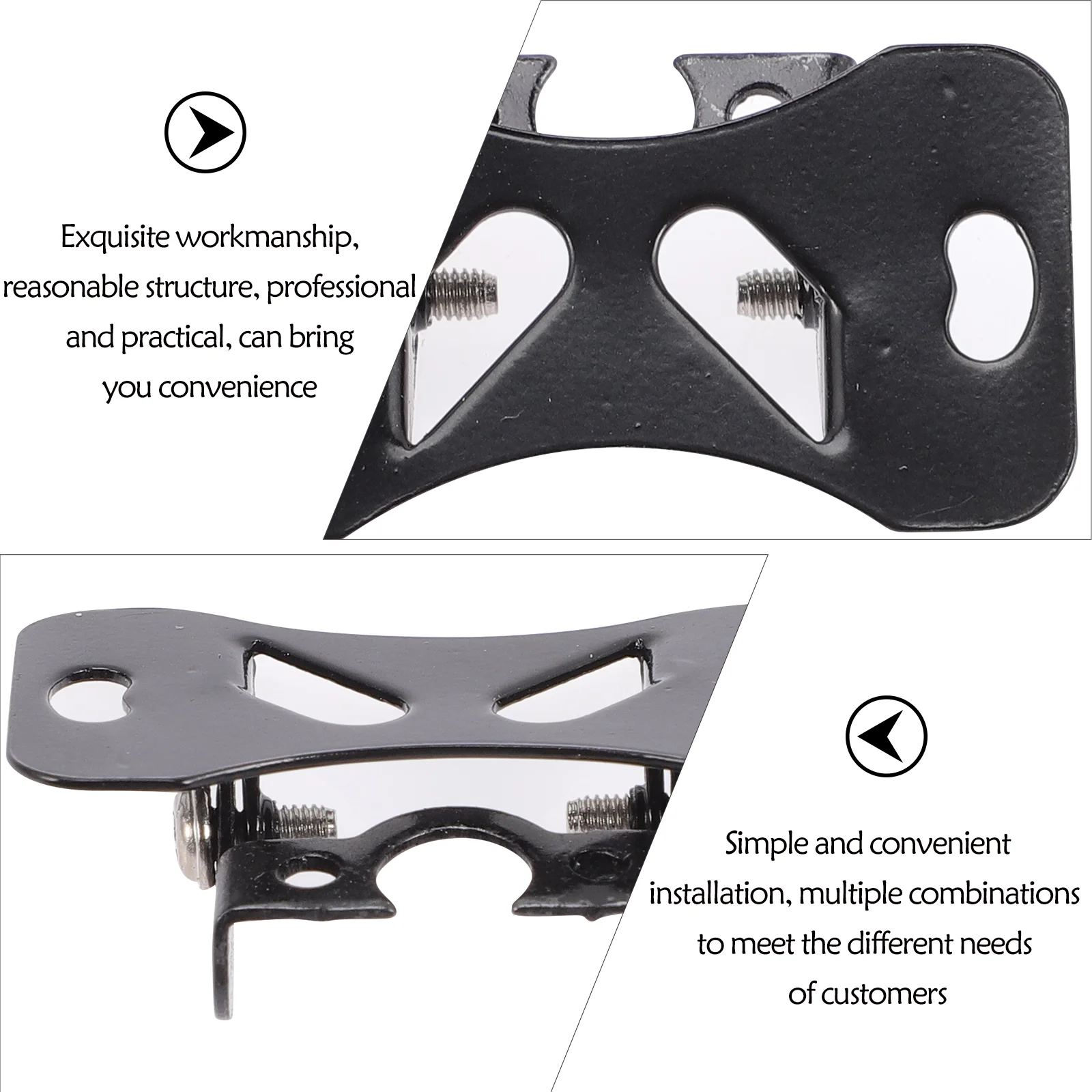 4 Pcs Car Rear View Bracket Degree Rotation Camera Rearview Mount Premium Security Products Wrought Iron Holder for Backup