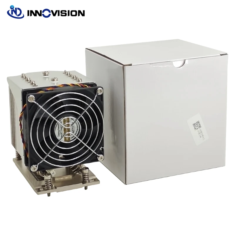 Bom Amd Soquete Sp3 Tr4 Tdp 280w Cpu Cooler 4u Servidor ou até Dissipador de Calor Incorporado Heatpipe - Imagem 3