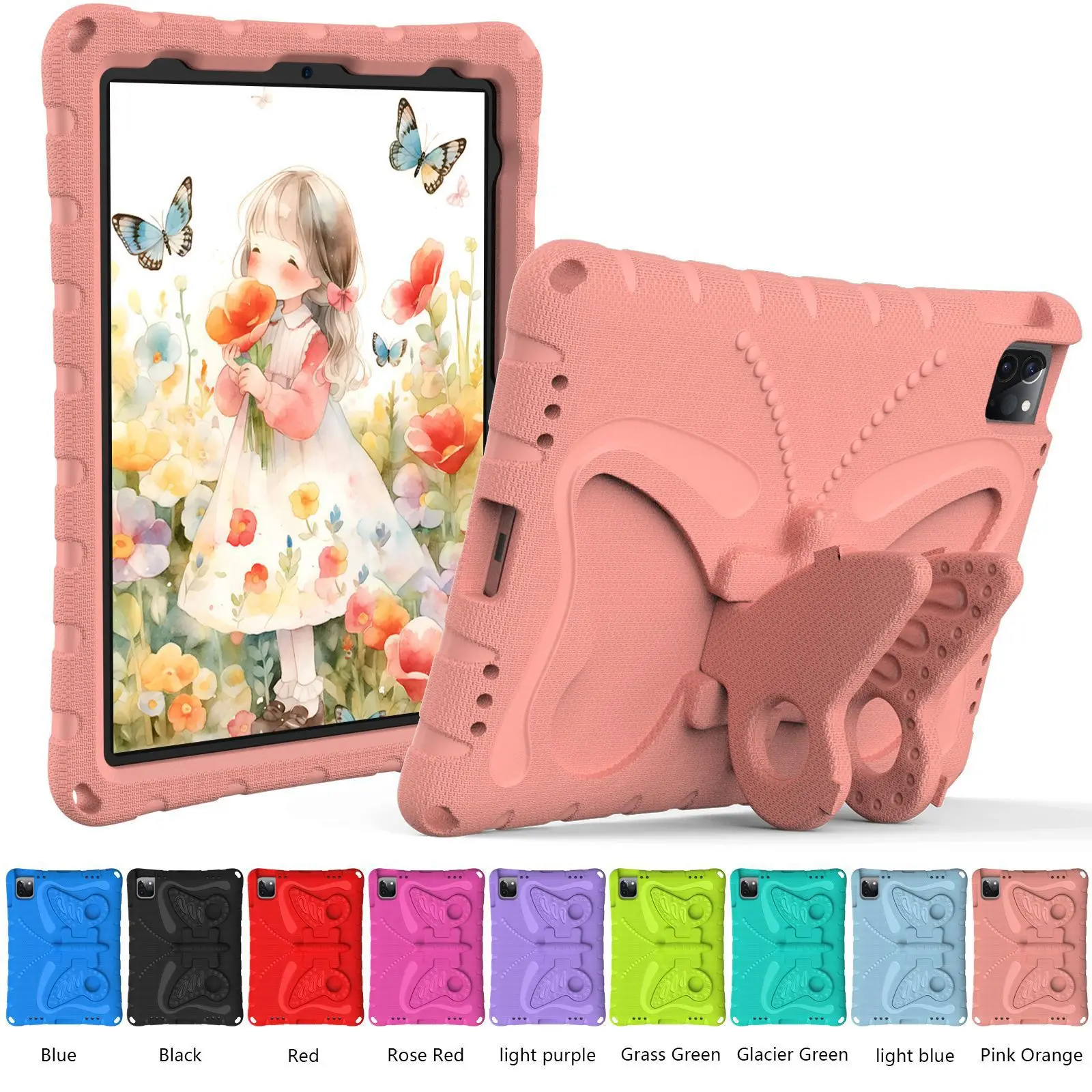 Shockproof EVA Kids iPad Case with Stand - Durable Protective Cover