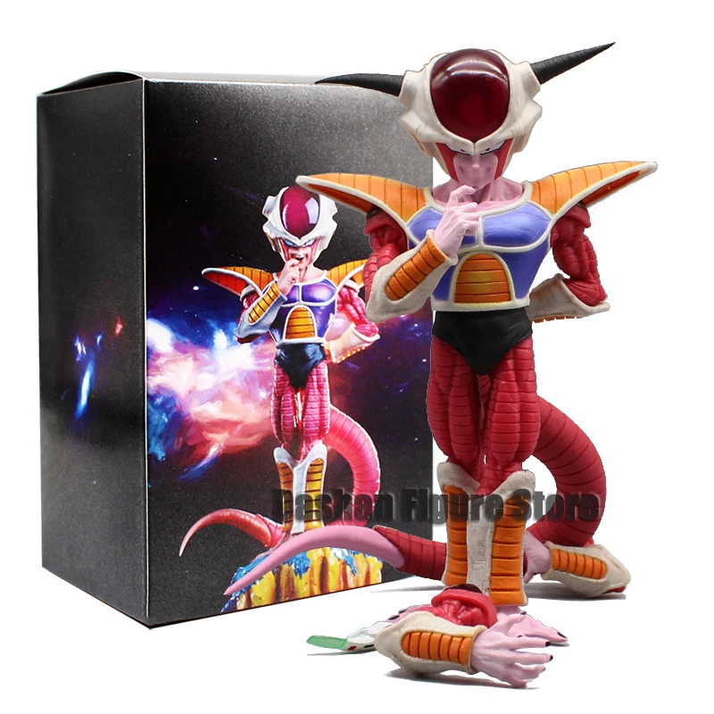 Anime Dragon Ball Figures First Form Frieza Action Figure Gk White Hole Freezer Figurine Statue Model 20Cm Collection Toys Gifts