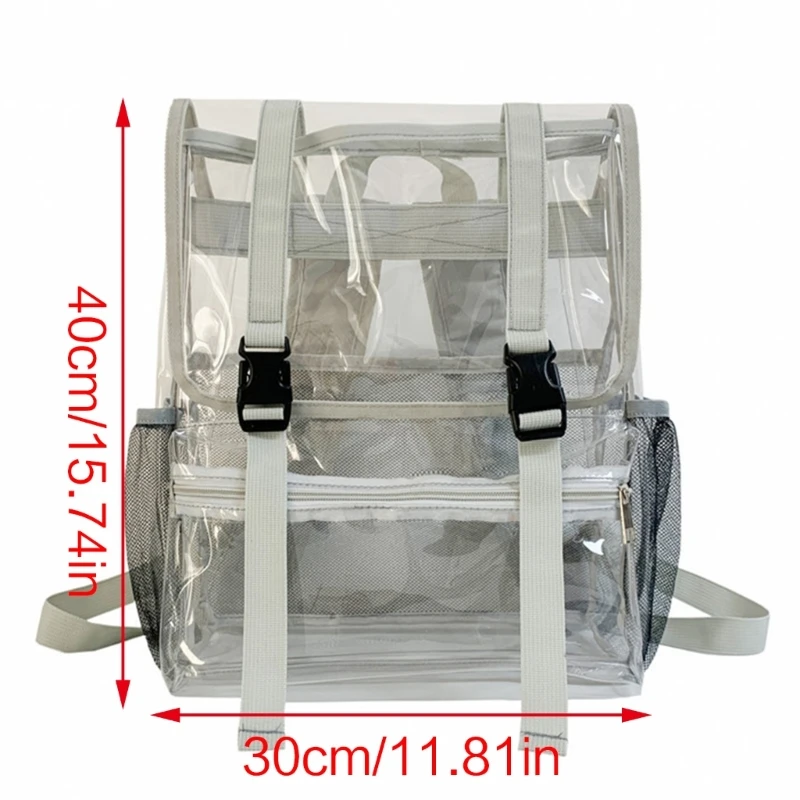 Travel Daypacks Large Capacity Backpack Fashion Bookbags Waterproof Clear Bags Teens Student Schoolbag Casual Bags