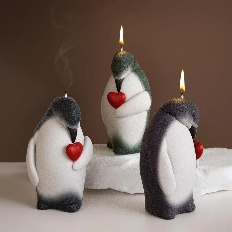 LovePenguinCandleSiliconeMoldLoveRabbitFoxOwlBearCandleMoldDIYHandmadeAromatherapyResinGypsumMakingMould-AliExpress15