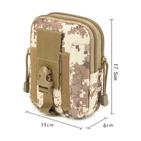 Men's Belt Bag Outdoor Waist Bag Fanny Pack Waterproof Sports Hunting Accessories Storage Bag Molle Nylon Cell Phone Pouches - Image 2