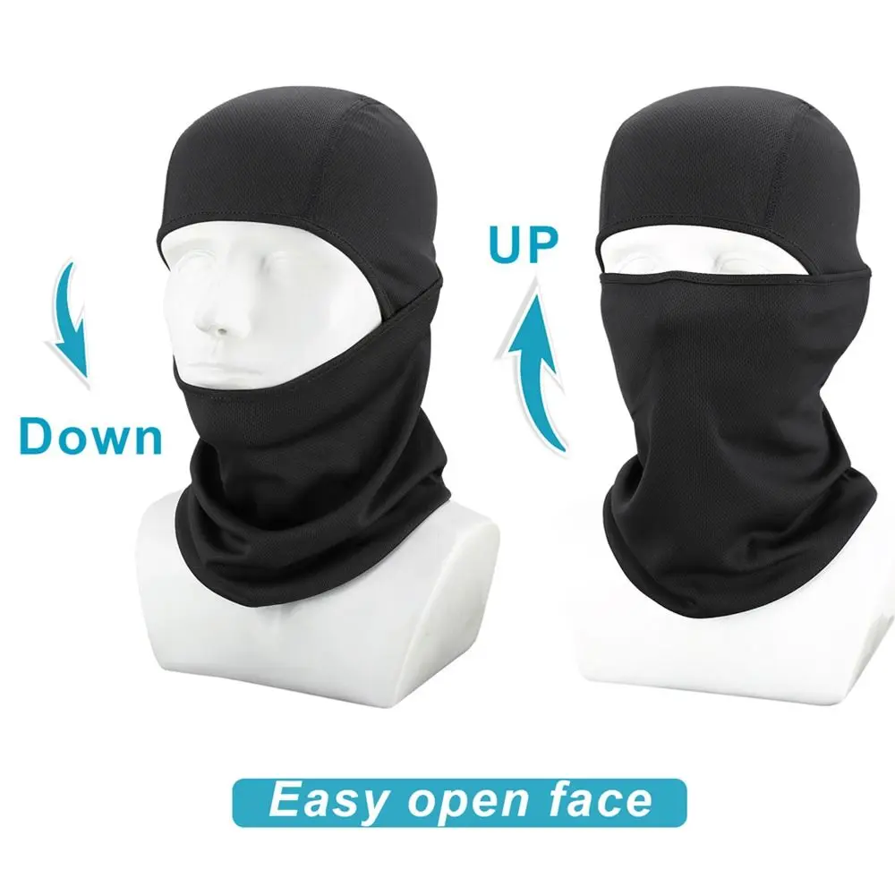 Caps Cycling Balaclava Full Face Ski Cover Bicycle Hat Windproof Breathable Anti-UV Motocross Motorcycle Helmet Liner Hats 4