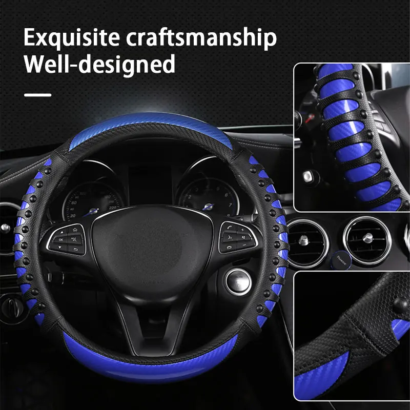 Universal Anti Skid Steering Wheel Cover with Massage Texture