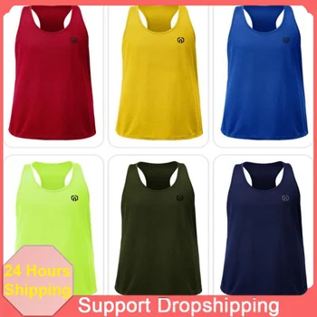 Adult Men WomenT-shirts Running Outdoor Shirts Tight Gym Tank Top Fitness Sleeveless  Sport Exercise Basketball Vest Clothes