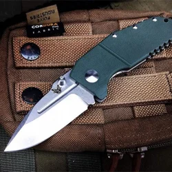 Mini couteau pliant Portable M390, en alliage de titane, manche G10, couteaux de poche d'auto défense, outil EDC, 755 