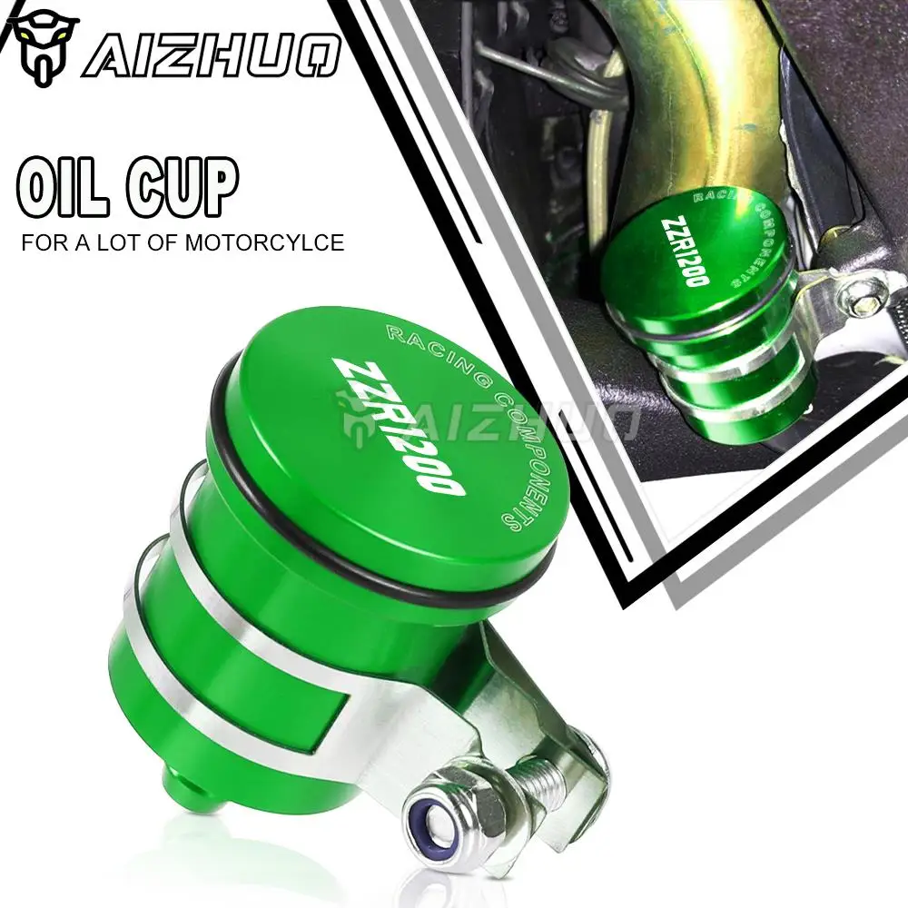 

For Kawasaki ZZR1200 2002-2005 ZZR-1200 2004 2003 Motorcycle Universal Brake Fluid Reservoir Clutch Cylinder Tank Oil Fluid Cup