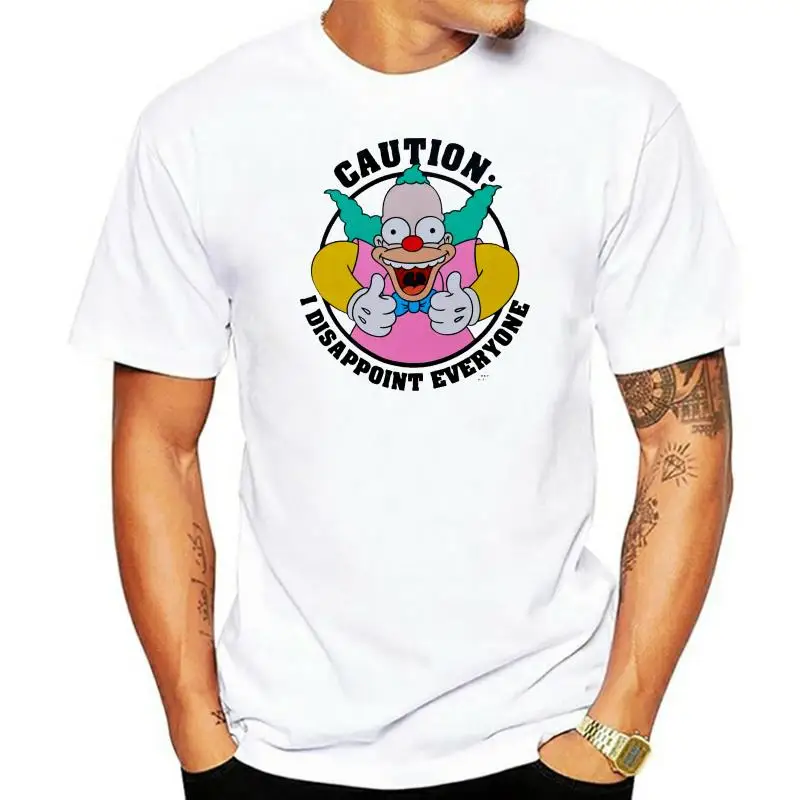 

The Krusty The Clown Caution I Disappoint Everyone Vintage Tee Shirt