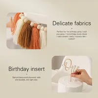 Happy Birthday Banner Handmade One Year Baby Banner Birthday Party Balloon Decoration Supplies Growth Photography Accessories 6