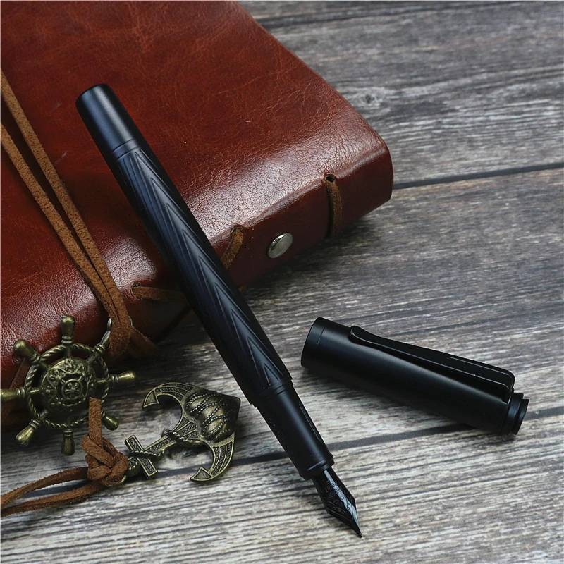 Stylo Plume Forêt Noire Plume Courbée Fude Pen Calligraphie - Noir - Neuf