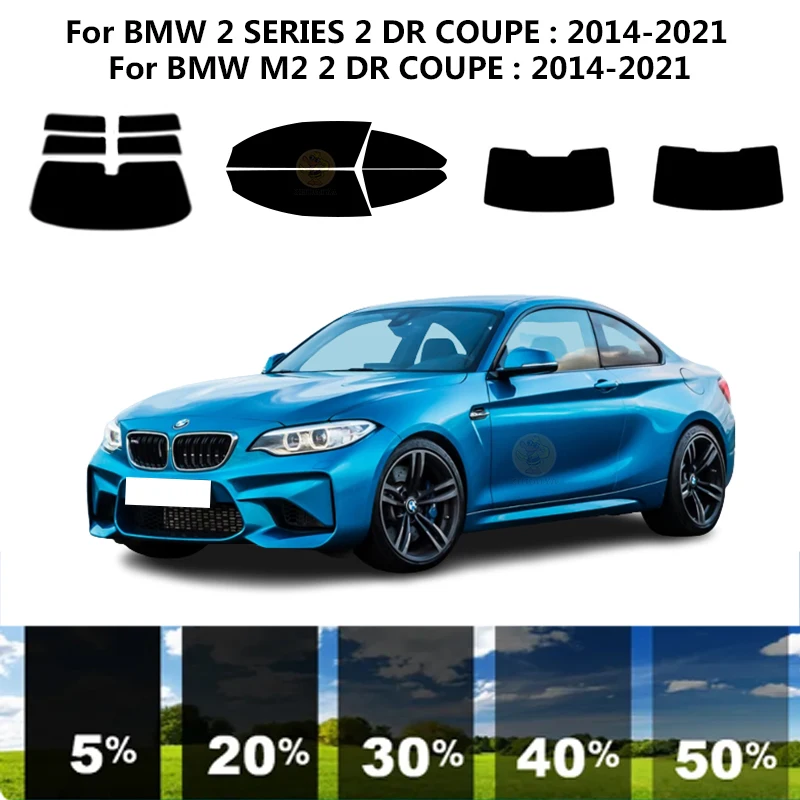

Precut nanoceramics car UV Window Tint Kit Automotive Window Film For BMW M2 F87 2 DR COUPE 2014-2021