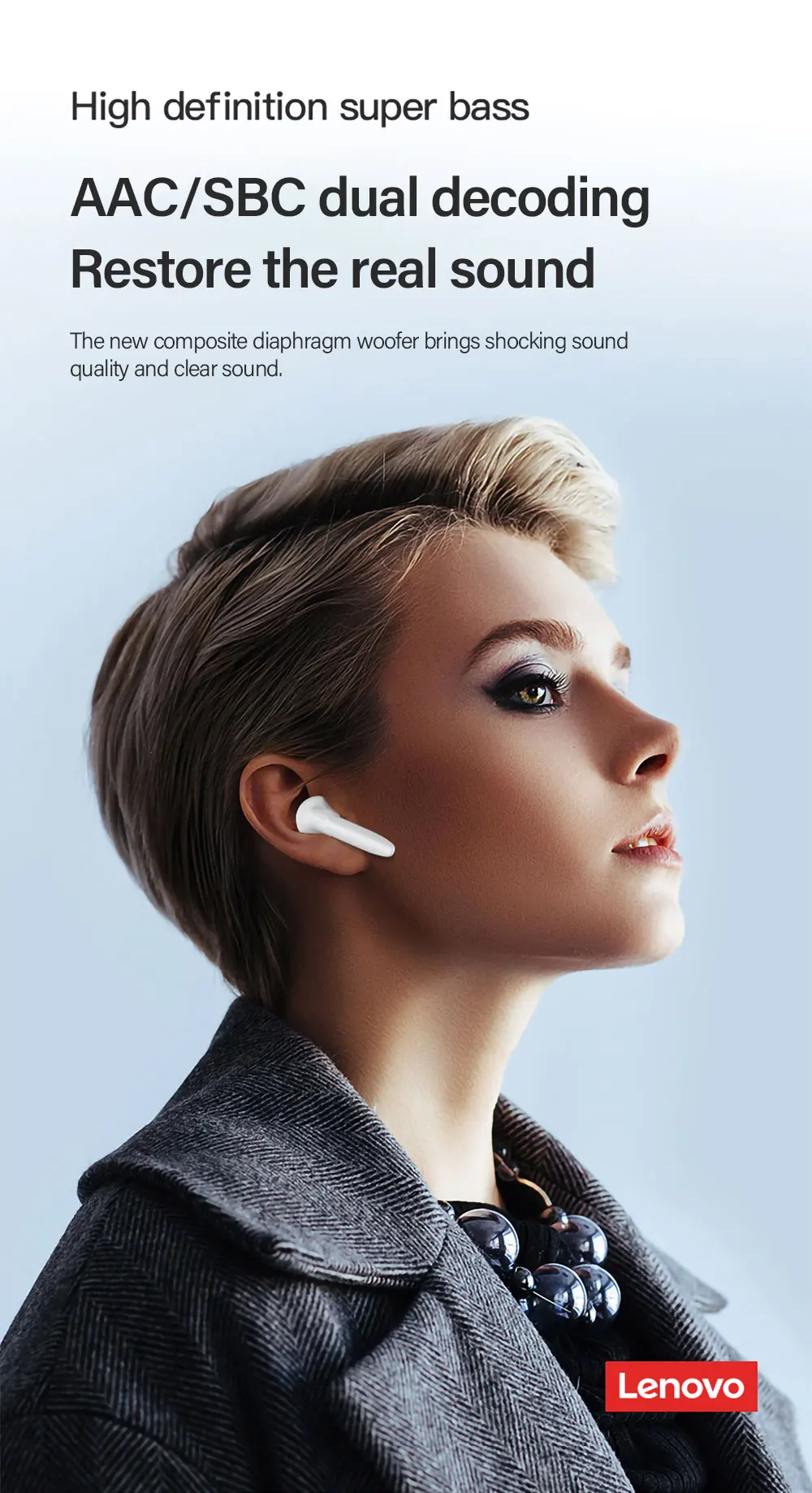 Lenovo XT96 Bluetooth 5.1 Earphones Thinkplus Live Pods True Wireless ...