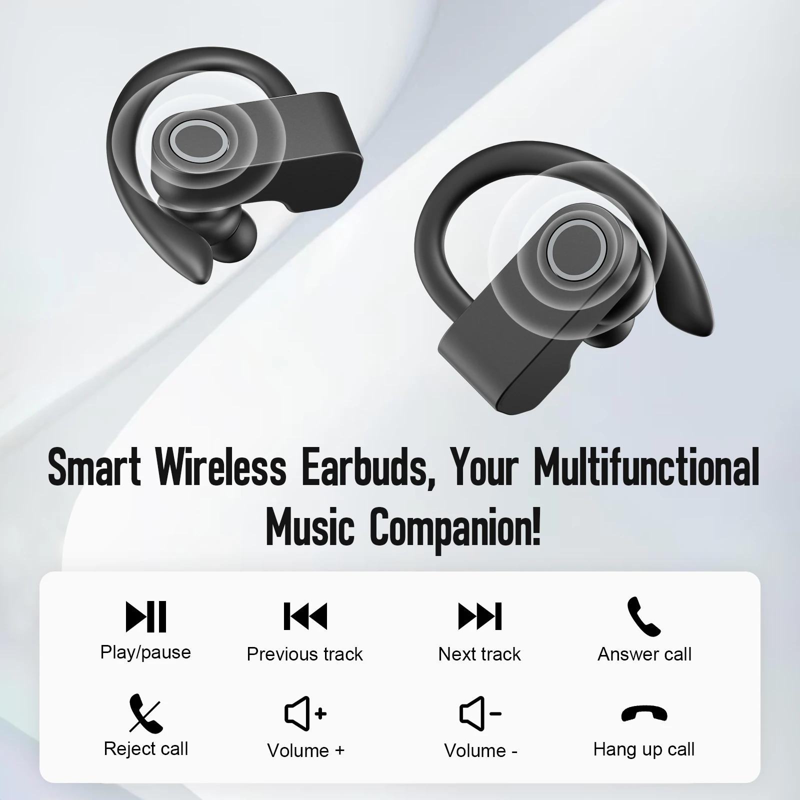 XIAOMI SP97 Bluetooth 5.3 Ear Hook OWS Earphones Wireless headphones with Magnetic Charging Case headset protection box Design 5