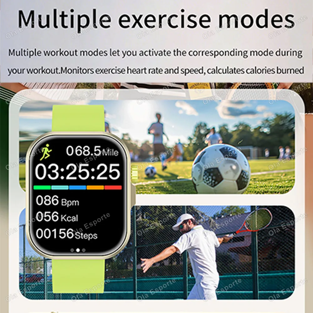 2026 Upgraded Smartwatch LED Flashlight, 2.01-inch Large Screen, Wireless Calling, Multiple Sports Modes, Smart Watch Men Women 5