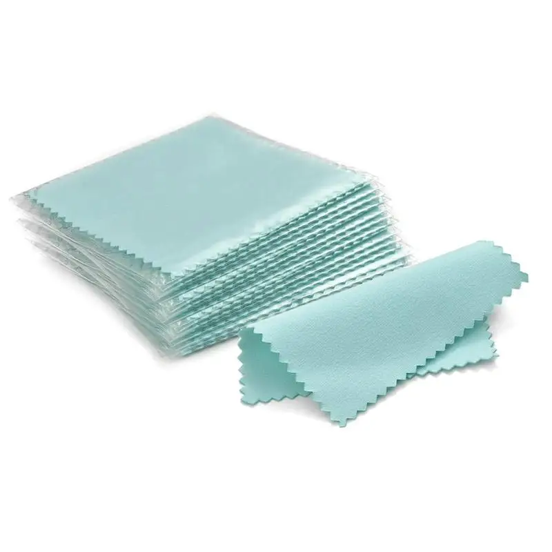 Silverware & Jewelry Polishing Cloth - Soft Cleaning Wipes, 50-Pack