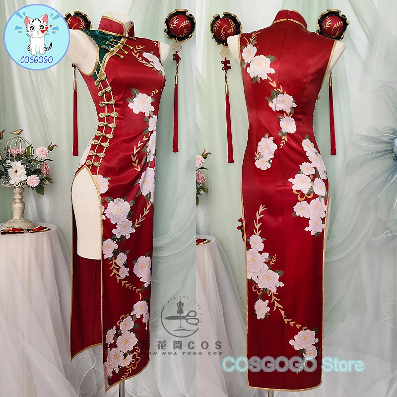 

COSGOGO Anime CODE GEASS Lelouch Of The Rebellion CC Cosplay Costume Halloween Outfits Women Cheongsam