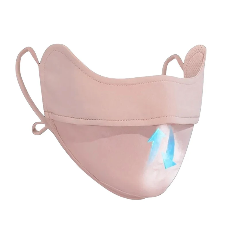 Face Mask Ice Silk Sunscreen for Summer Outdoor Sport