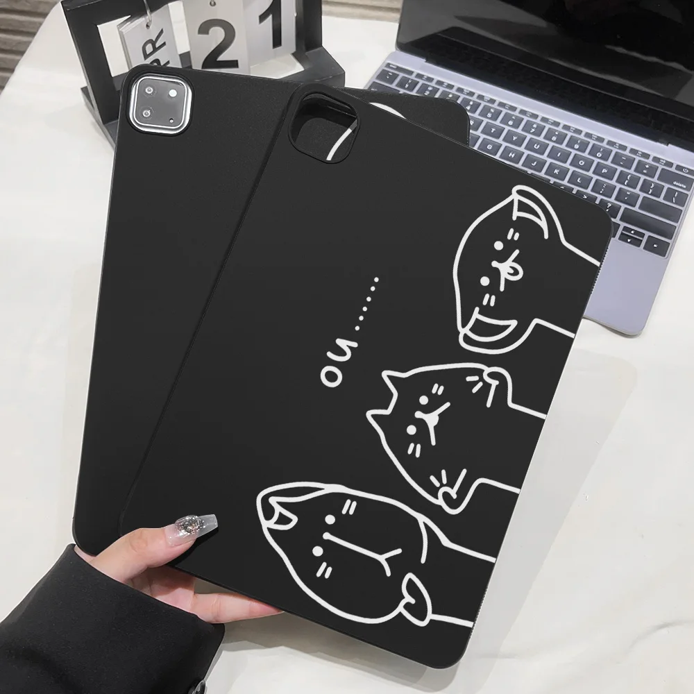 Matte Finish Minimalist Style Tablet Case - Cute Aesthetic Shell