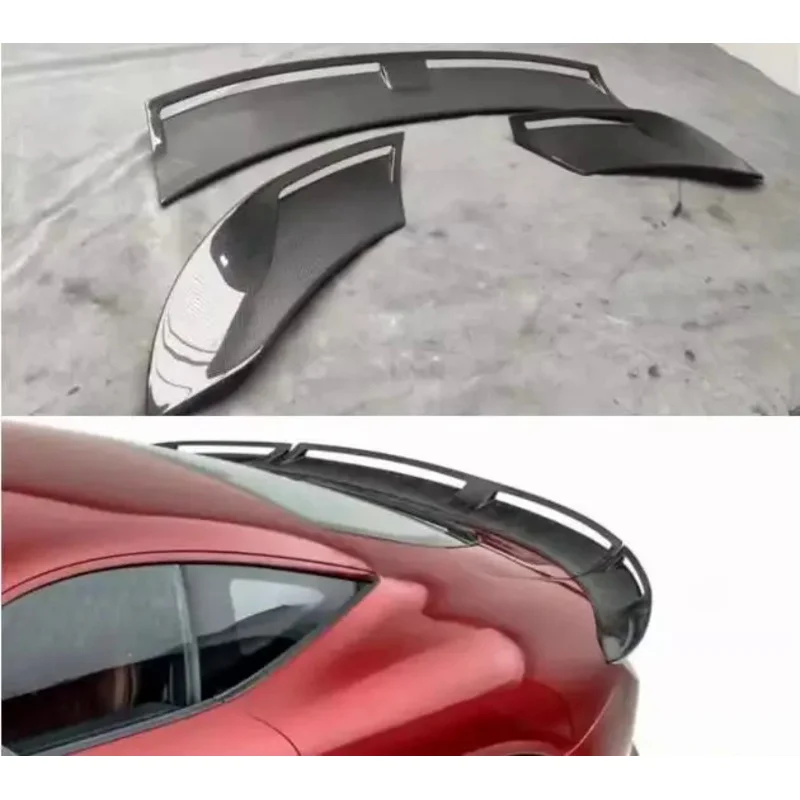 Per Ferrari Roma 2020 2021 2022 2023 2024 Real Dry Carbon Car Rear Trunk Wing Lip Ms Spoiler