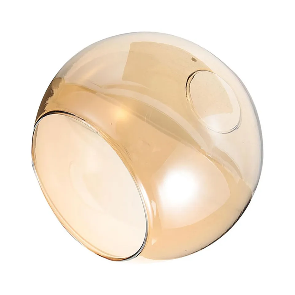 Bernstein Glaskugel Lampenschirm G9 - Transparente Abdeckung Für Deckenleuchten