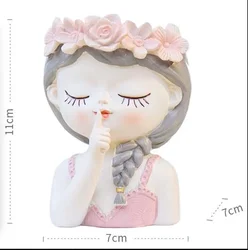 Enchanting Fairy Succulent Flowerpot Ornament (Quitely1)