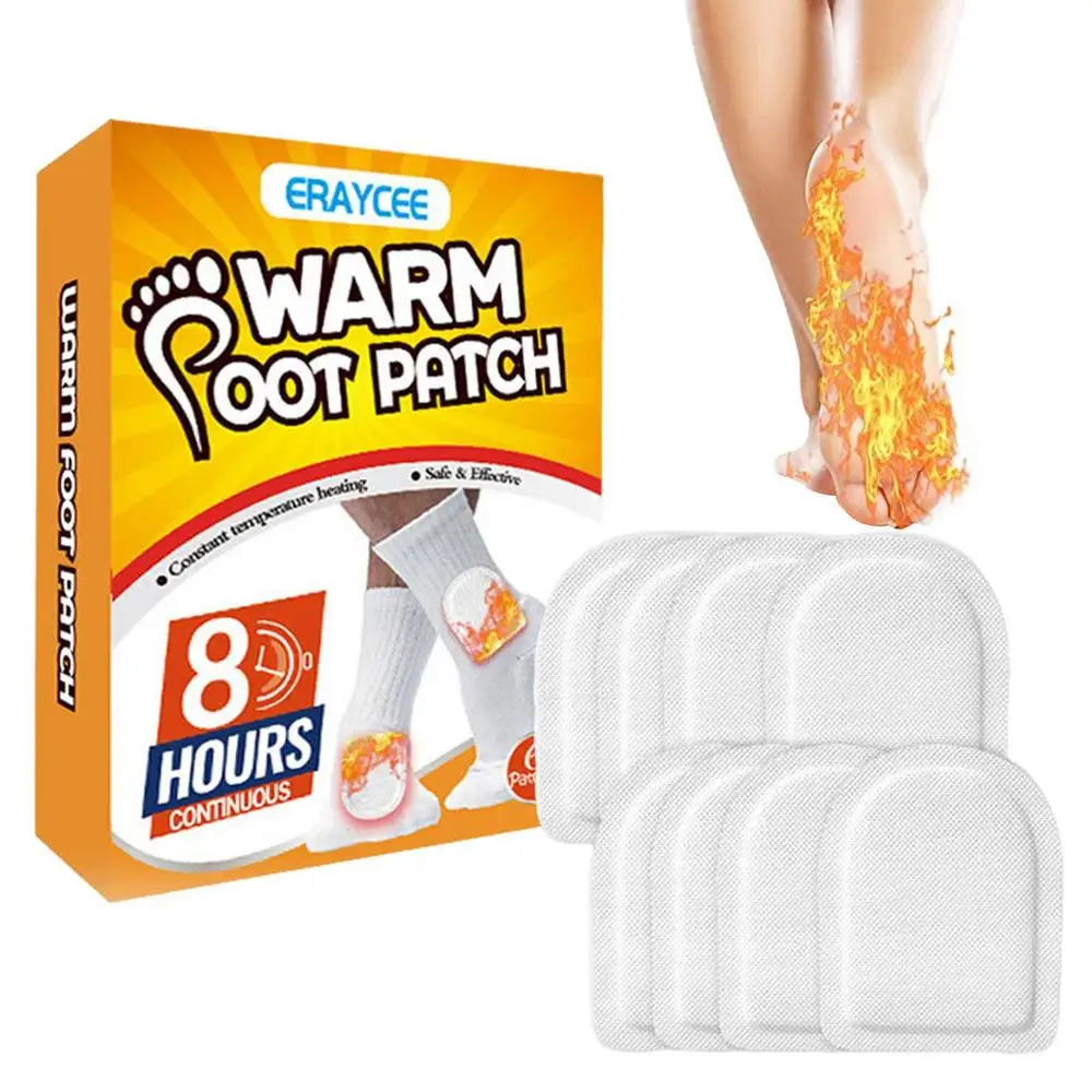 Description Picture 2 of item6 Pcs Universal Body Foot Warmer Sticker Self Adhesive Lasting Heat Patch Safe Hand Feet Warm Paste Pads Heating Insole