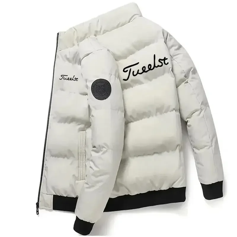 Thick Men New Warm Parka Jackets Winter Casual Men's Outwear Coats Golf Brand Male Windbreak Cotton Padded Down Jacket