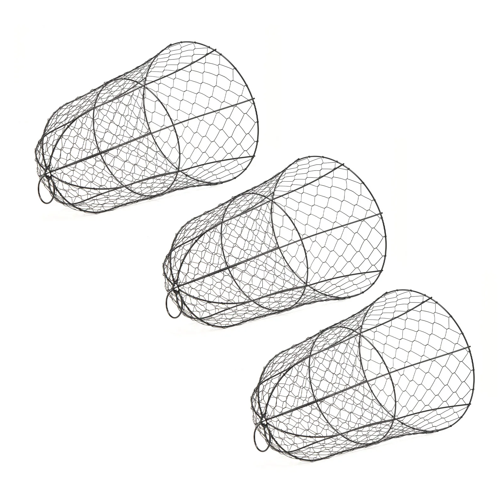 10 Packs Black Garden Chicken Wire Cloche Thickened Construction Plant Protector Cloche Cover