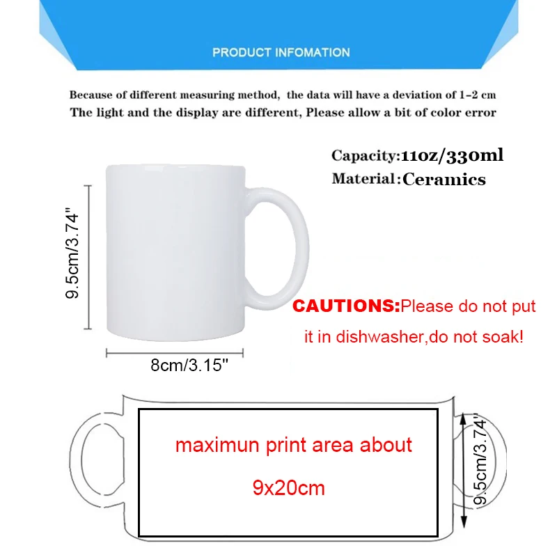 Custom Mug DIY Photo Magic Color Changing Mug Can be customized cup pattern custom your photo on Tea cup Coffee Cup best gift for friends