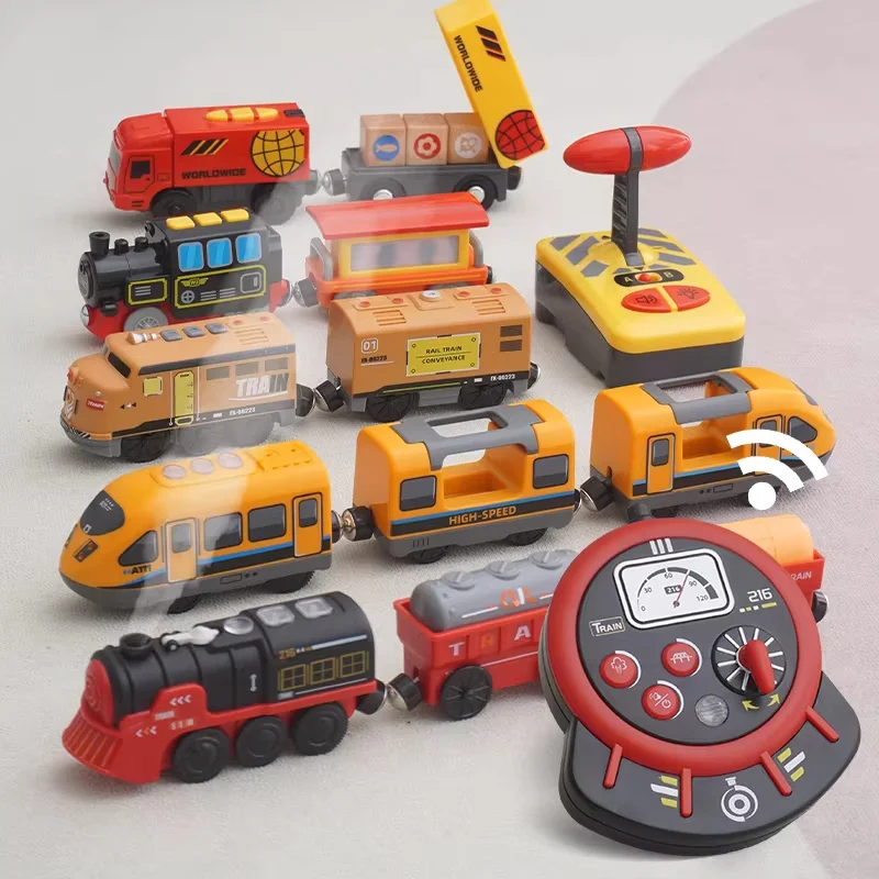 Deluxe Remote Control Electric Train Toy Set