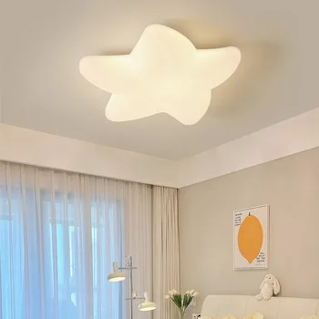 Children's room ceiling light led full spectrum eye protection bedroom study light high value creative cream wind starfish lamps - Thumbnail 2