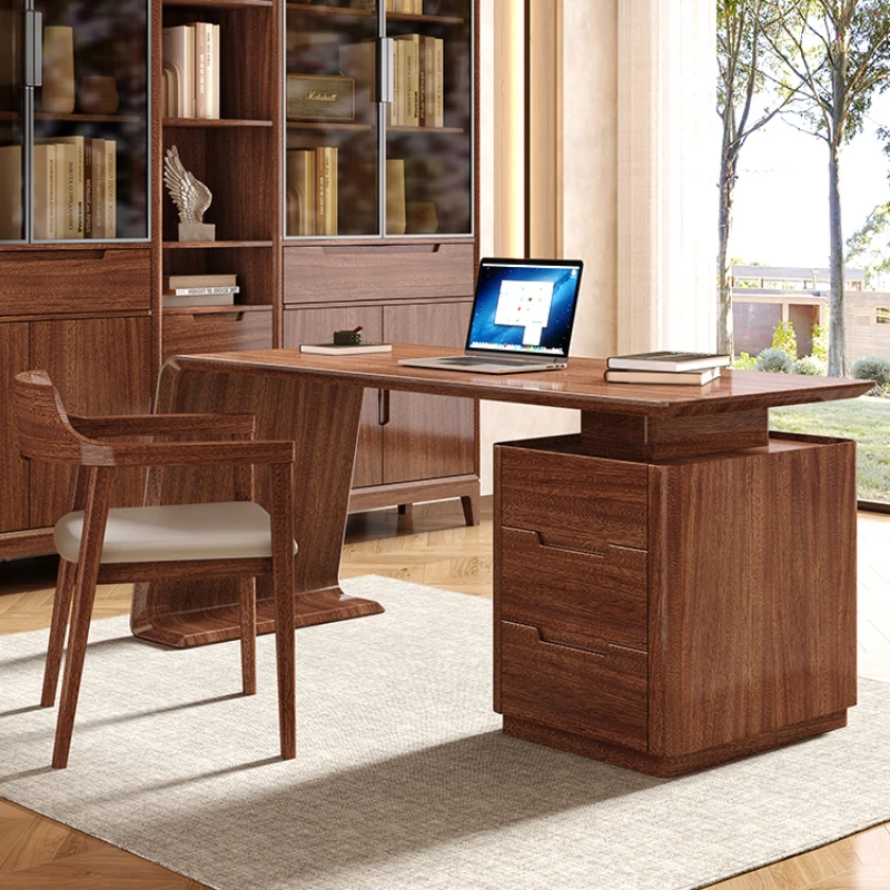 Laptop Work Office Desk Executive Modern Storage Office Desk Reception Study bureau meuble Office Desk Furniture MZ50OD