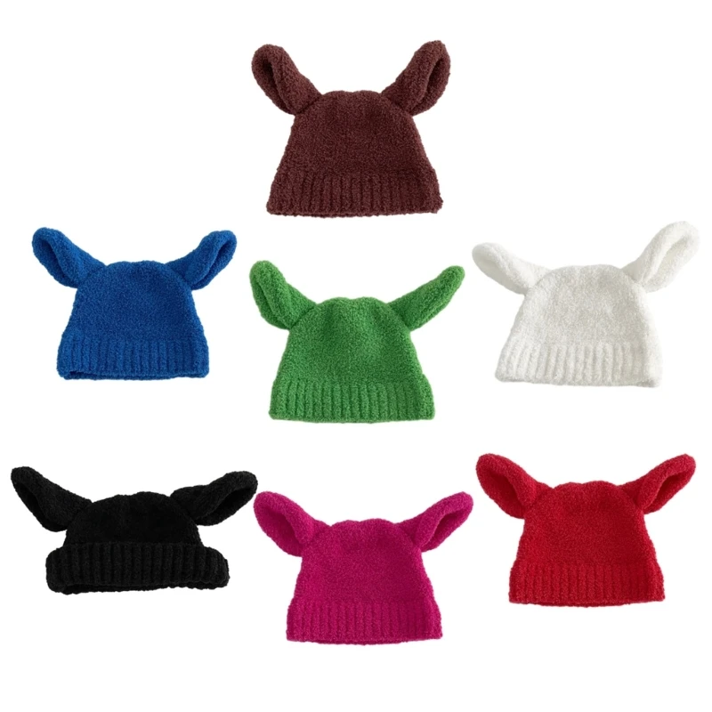 

Winter Plush Beanie for Teen Windproof Thicken Cold Weather Skiing Riding Hat