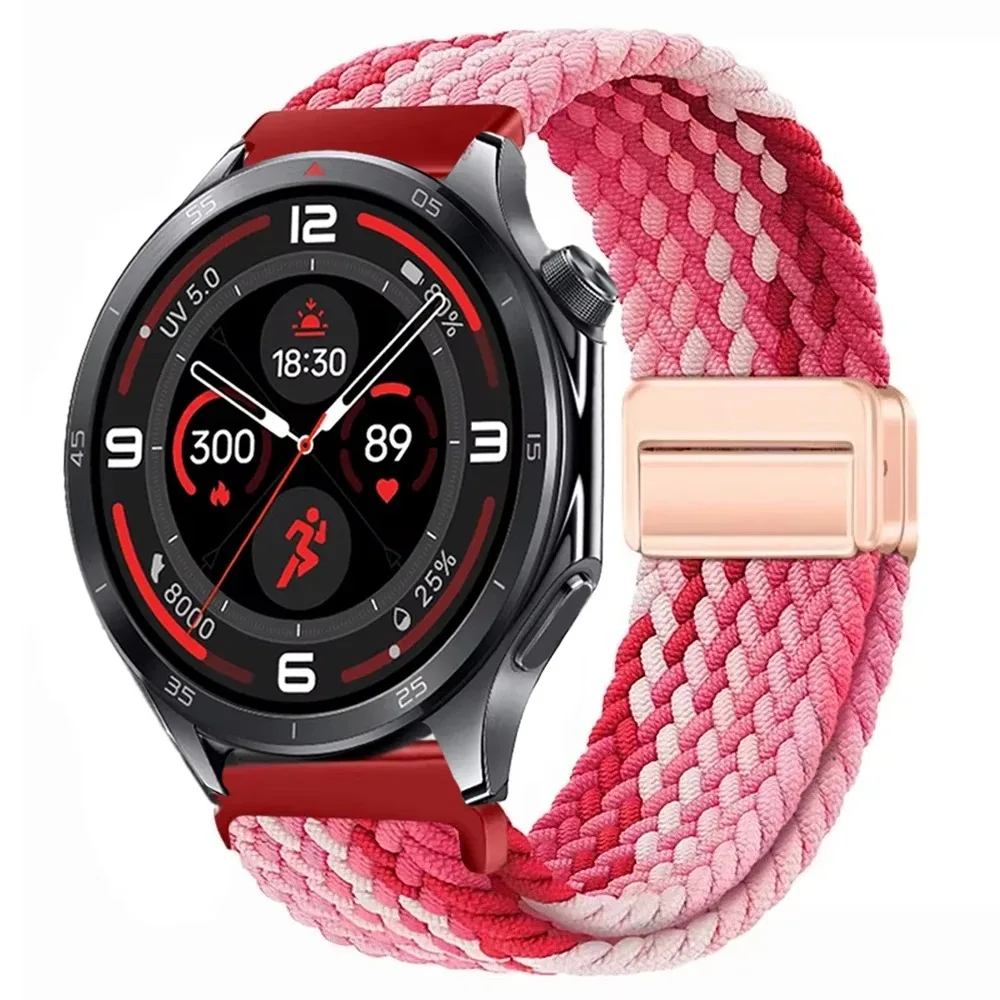 Braided Sport Nylon Strap, 22mm - Durable & Stylish Watchband Bracelet