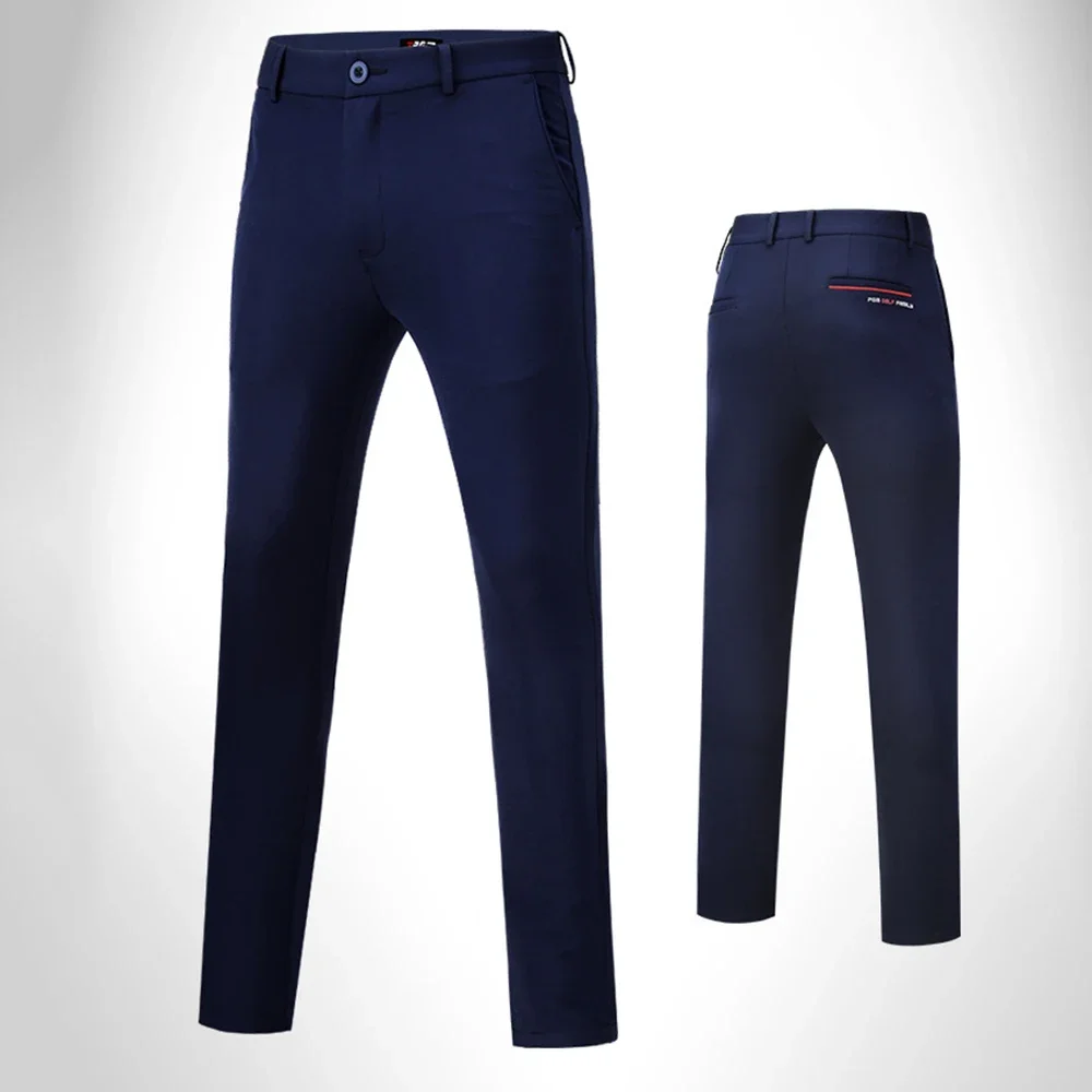 Men Golf Pants Spring Autumn High Elastic Sports Wear-resistant Golf Tennis Trousers Slim Fit Soft golf sports trousers