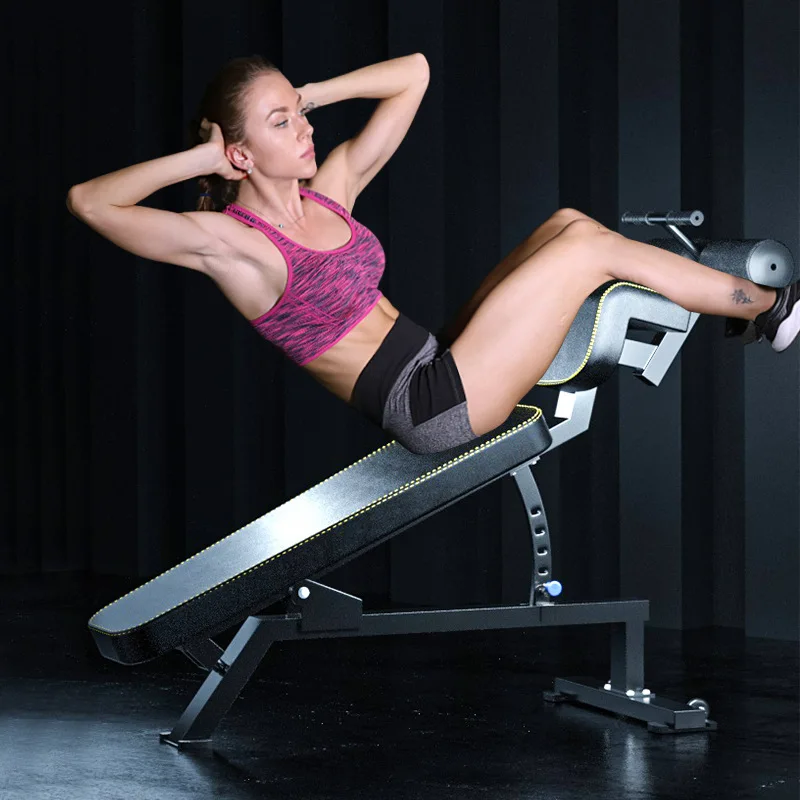 High end commercial quality supine board, home multifunctional sit up fitness chair, lean abdominal sit up training chair