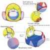 1.2M Portable Baby Ball Pool with Basket Foldable Children's Play Tent Cartoon Ball Pit Pool In/Outdoor Sports Educational Toy 4