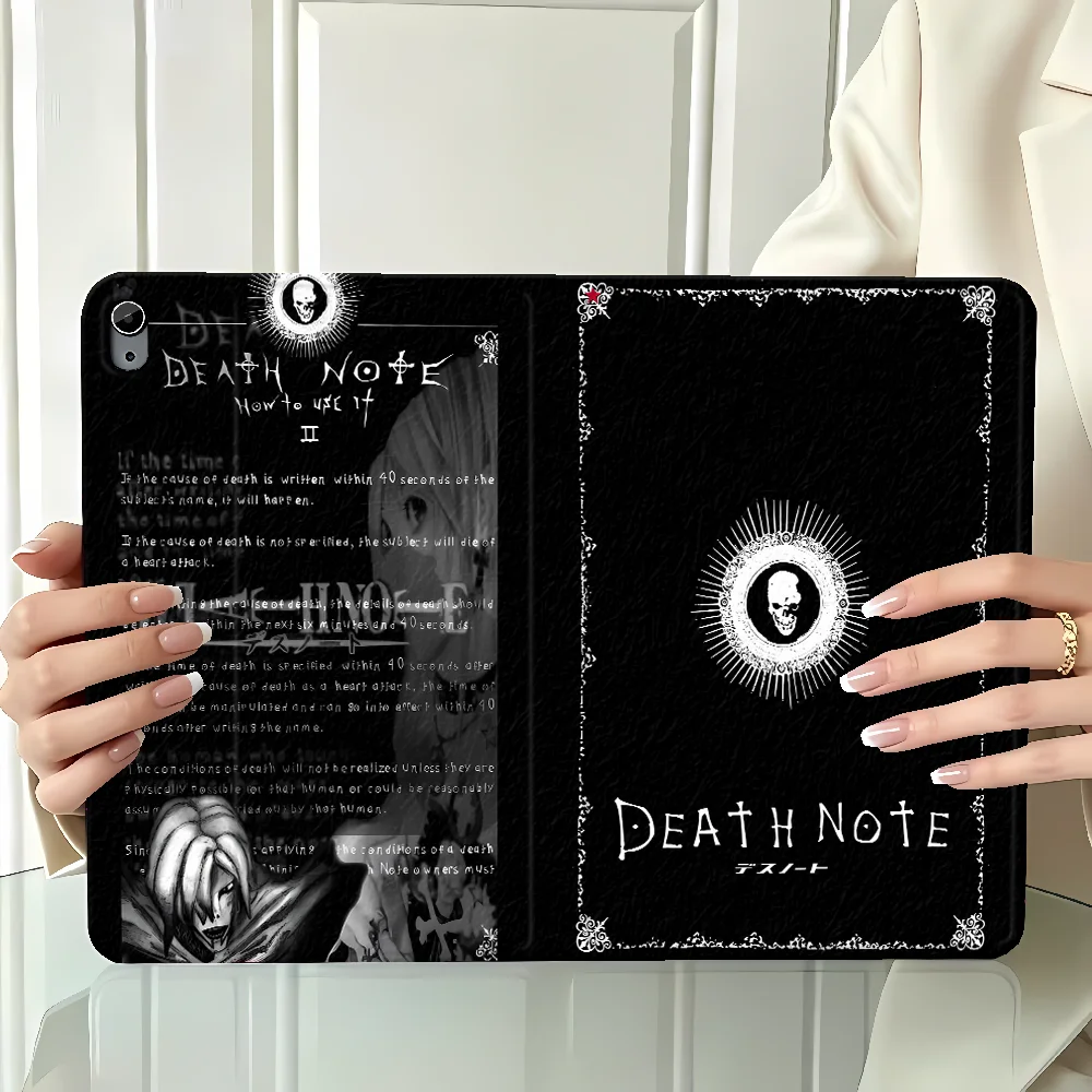 Stylish Tablet Case with Pencil Holder - D-EATH NOTE Design