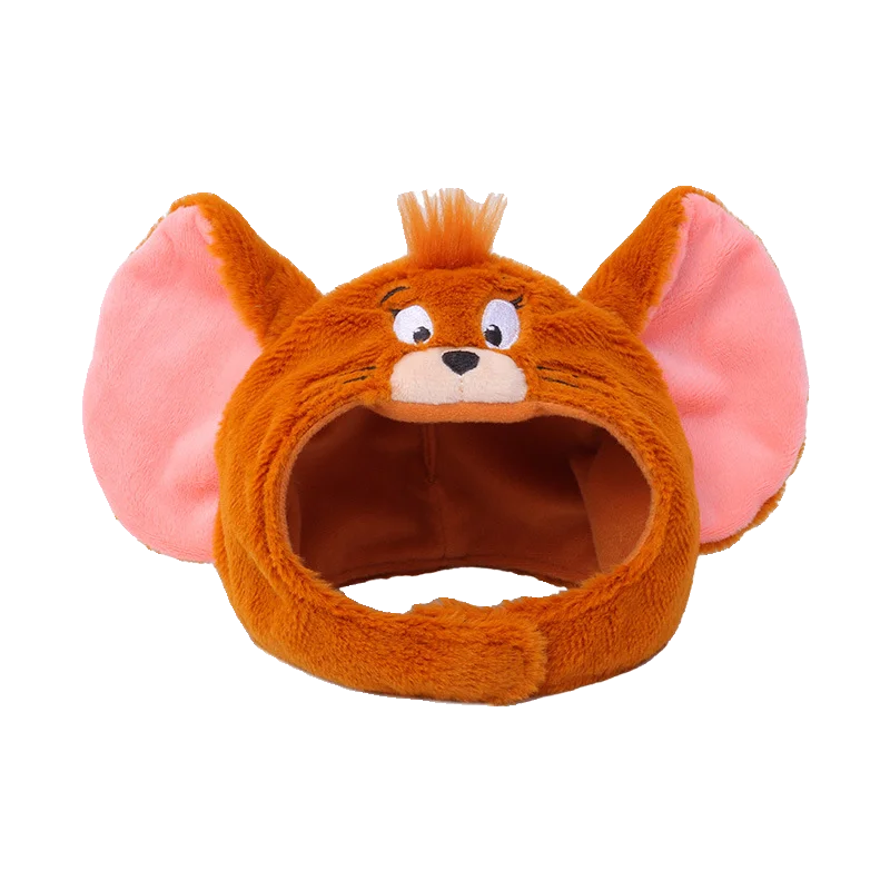 Pet Plush Headgear Cute Cat Cartoon Cosplay Hat Funny Headdress Costume 5