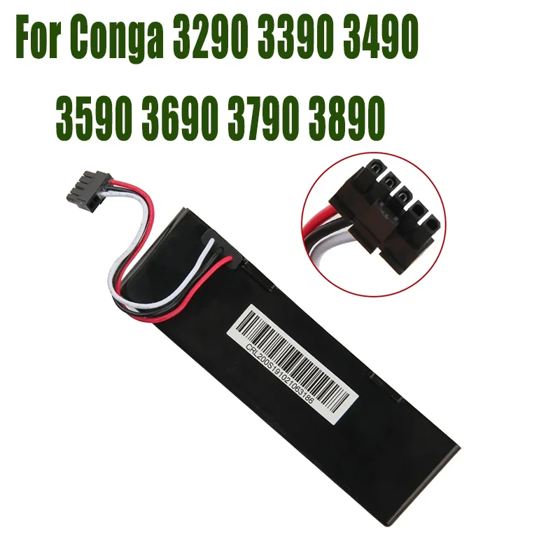 Original 12800mAh Bateria Recarregável para Conga 3290, 3390, 3490, 3590, 3690, 3790, 3890, Varrer, Limpar, Robô, Aspirador 6